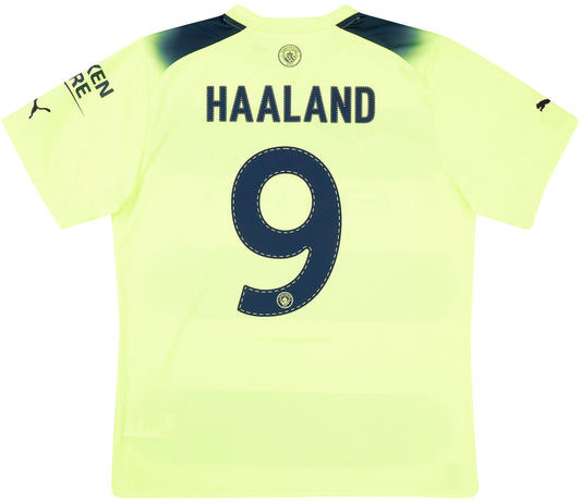 22-23 Manchester City Third Shirt HAALAND #9 - mysteryjerseys.ca