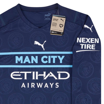 21-22 Manchester City Third L/S Shirt - mysteryjerseys.ca